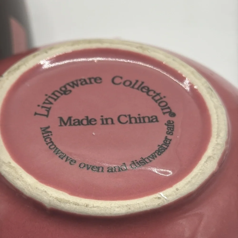 Vintage living ware funny face bowl set